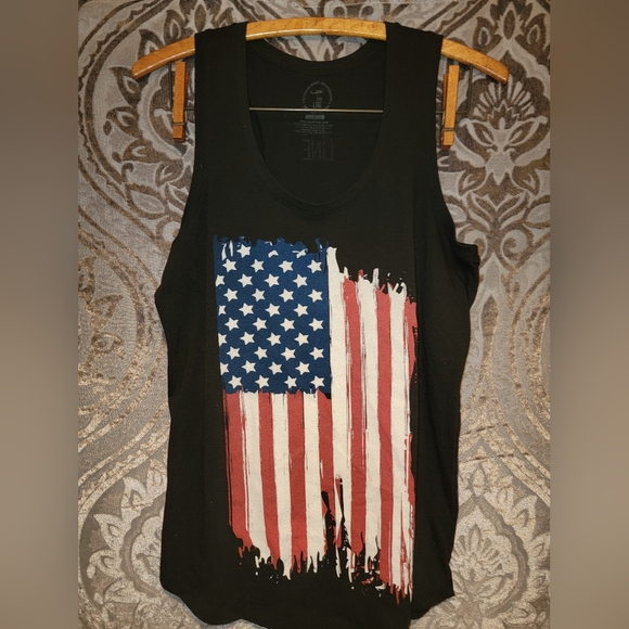 Nine Line Womens American Flag Tank Top - Picture 1 of 2